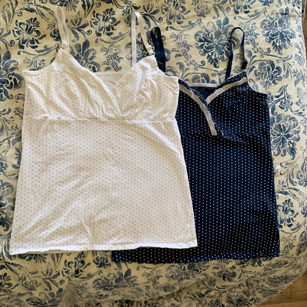 Large maternity tops.